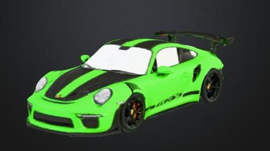 Porsche gt3RS car model