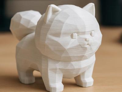 Low poly cute Pomerian (sell it!)