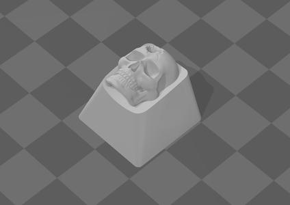 Skull keycap