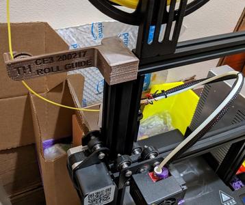 Creality Ender3 Rolling Filament Guide