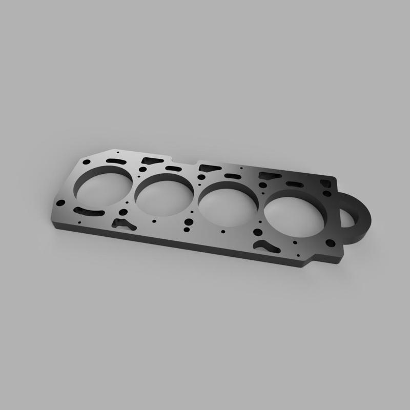 Twin Spark Head Gasket Keychain