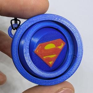 Superman Gyroscope Keychain
