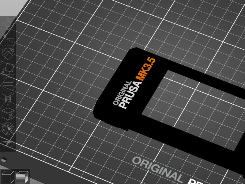 MMU LCD cover for Original Prusa MK3.5/MK3.9