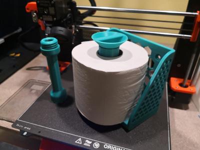 Wall mounter paper roll holder
