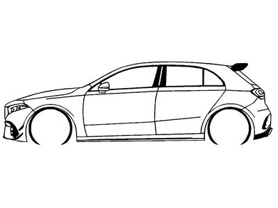 Silhouette mercedes A45s