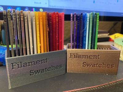 Filament Swatch Holder