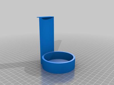 Wall hanger and shade for LED pucks
