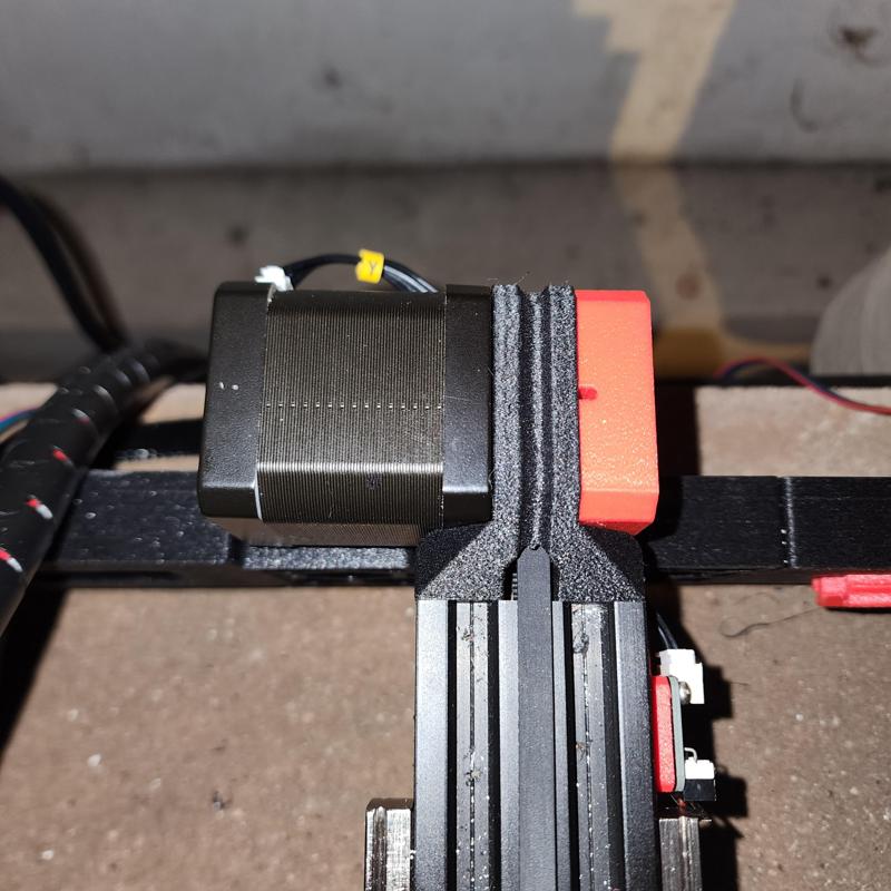 Ultra Slim Ender 3 Y-Motor Bracket Double Shear