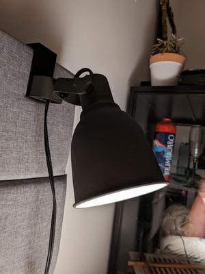 Ikea Hektar Lamp Headboard Hanger