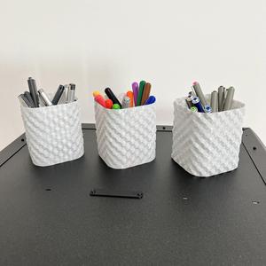 Wavy Pen Cup (Vase Mode) with alternate models
