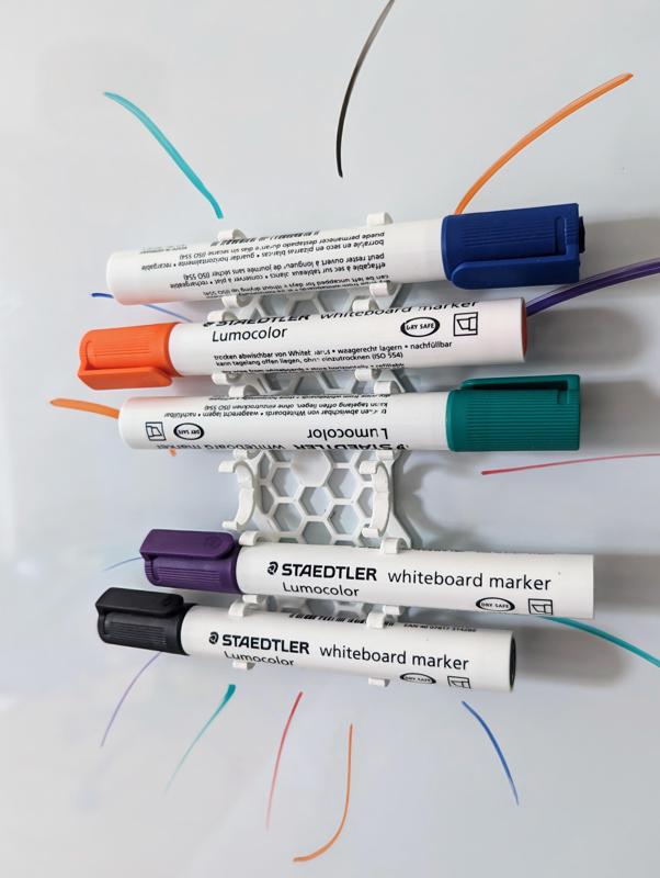 ChromaSnap - Dry Erase Marker Holder For Whiteboard
