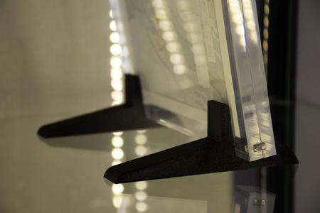 Stand for acrylic photo/woodblock print frame