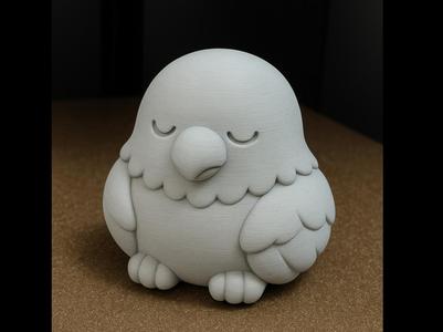 Cute Eagle (Kawaii Style)