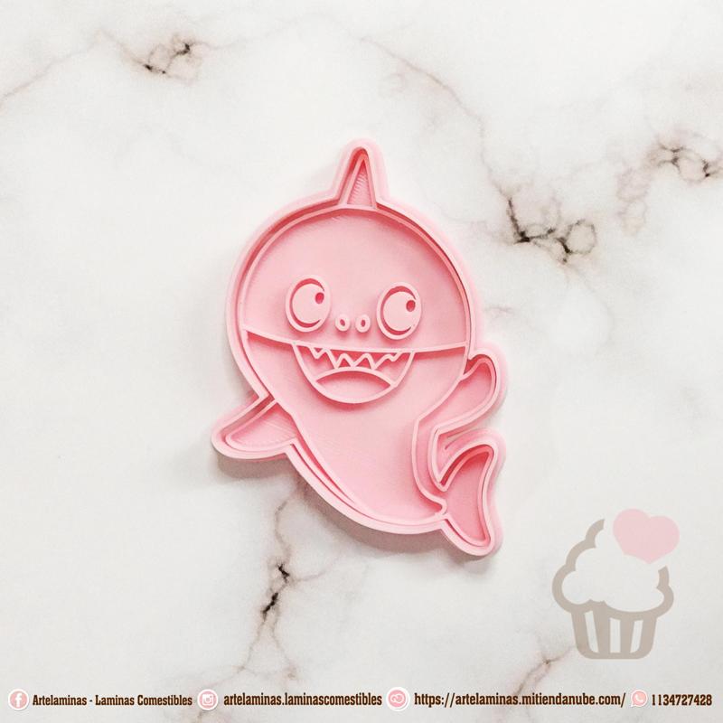 Baby Shark Tiburon Cookie Cutter
