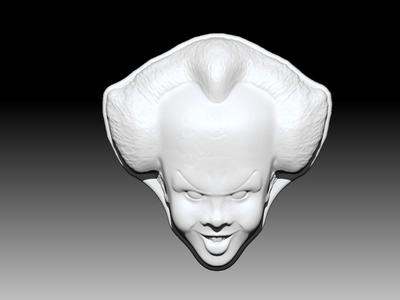 PENNYWISE FACE SOLID SHAMPOO AND MOLD FOR SOAP PUMP
