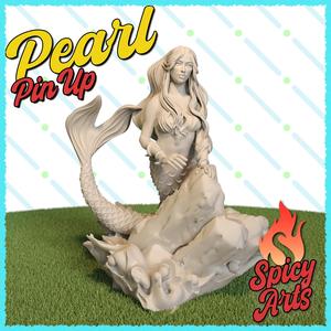 Pearl - (SFW) Mermaid Pose 2 Seaweed Bra