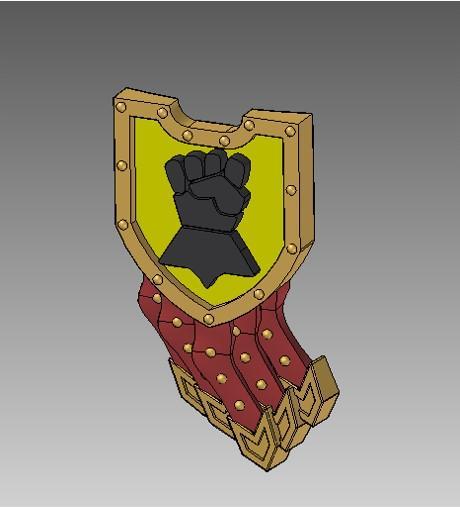 Imperial Fists Shield Plate with Lappets