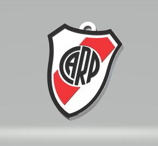 RIVER PLATE NEW SHIELD 2022 KEYCHAIN