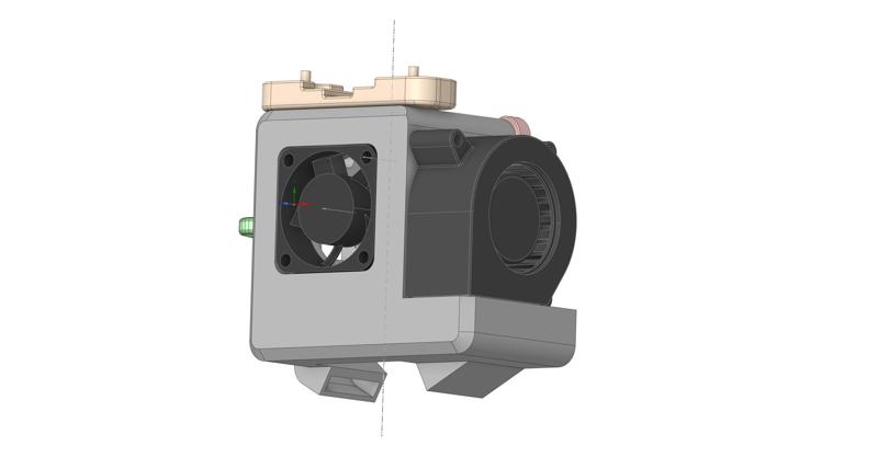 Ender 6 - 4020 Part Cooling Fan Duct  with Magnetic Mount 11 min Benchy