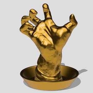 Rodin's Mighty Hand Ring Holder