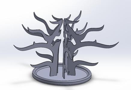 Tree jewellery hanger