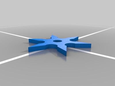 6 sided ninja star