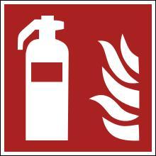Brandschutzzeichen für Feuerlöscher nach DIN EN ISO 7010