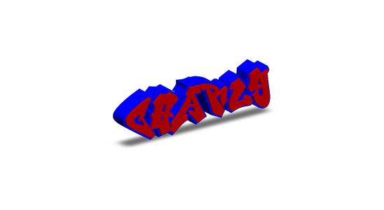 Charly Personalized graffiti name tag