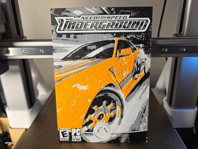 Need For Speed Underground coverart HueForge