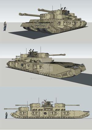 The Land Battleship: Cabbage Stomper