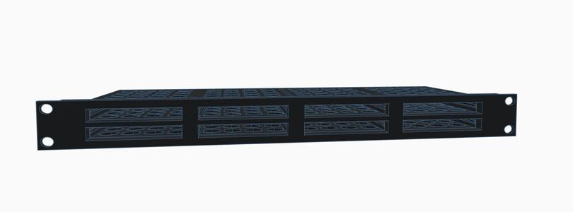 19" Rack 1U Rack Mount For Panduit FHCXO-12-10BN