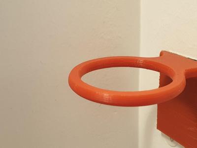 Mini hair dryer mount