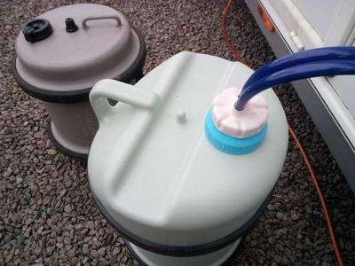 Caravan water tank adaptor
