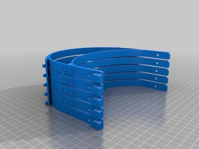 Stack of CR3D German Standard DRK Faceshield