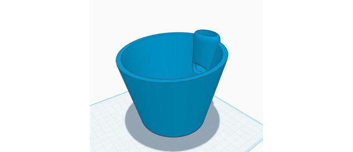 Vase with Water Leveler - For garden, living room, bathroom or kitchen