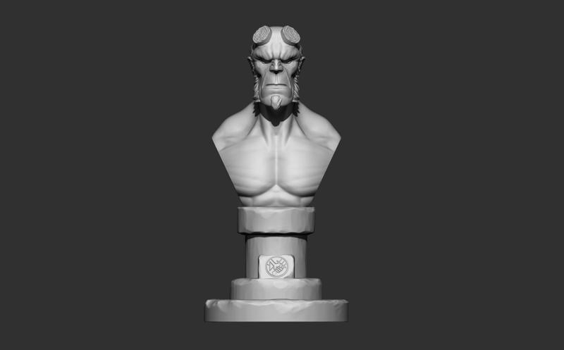 Hellboy Bust