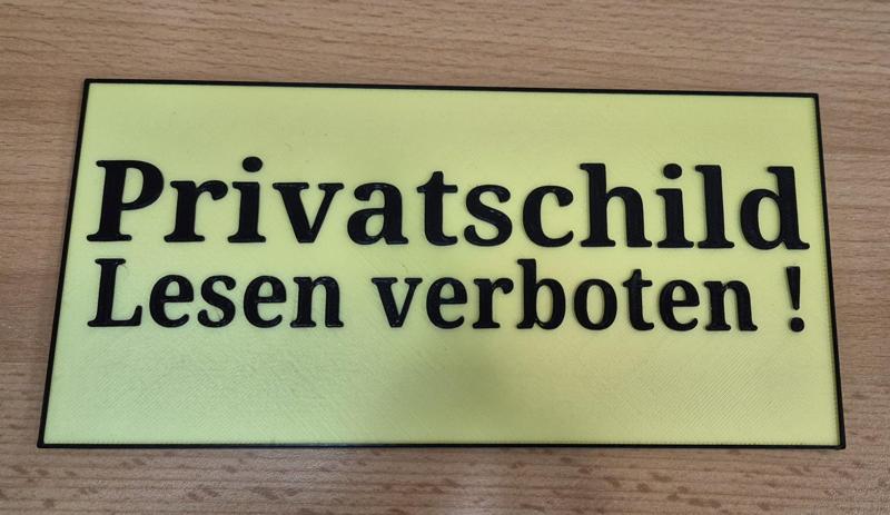 Privatschild