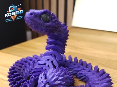 Print in Place Articulated Flexy Snake 