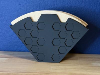 Size #4 Modern Geometric Coffee Filter Holder