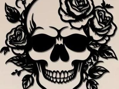 Skull Wall Art - Day of the Dead 
