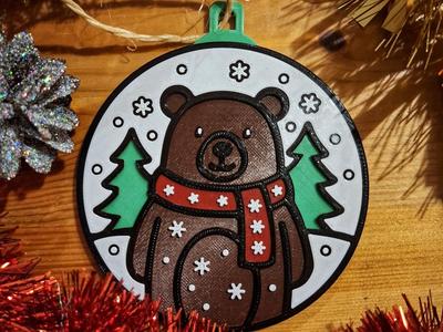 Christmas tree toy Bear