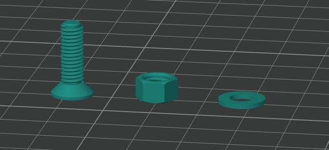 M5X16 WASHER AND  BOLT