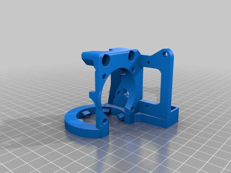 TronXY X5SA E3D V6 (Clone) with 5015 Fan Mount (one piece)