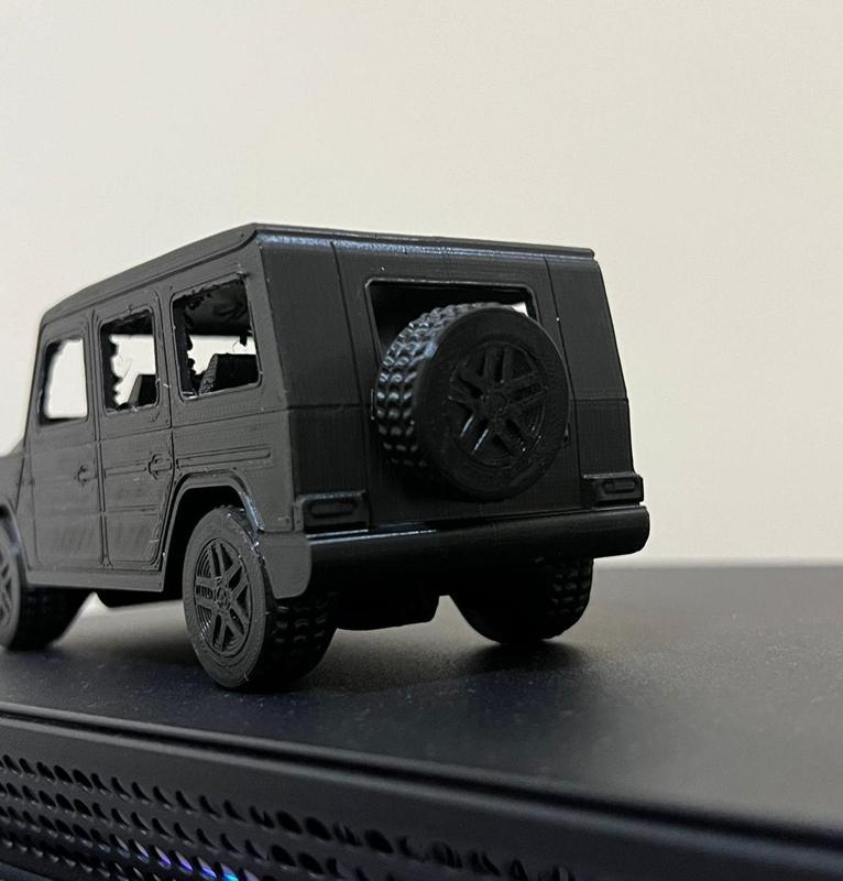 Print in Place Mercedes-Benz G-Class REMIX | Back Spare Wheel