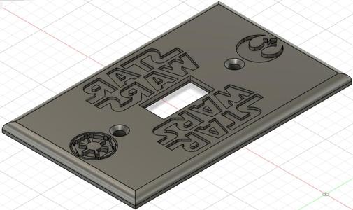 STAR WARS light switch cover