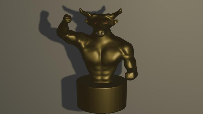 Minotaur Bust