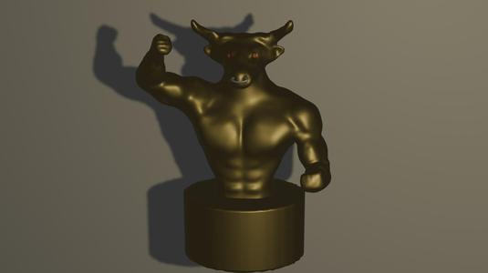 Minotaur Bust