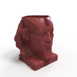 Ancient Pharaoh Pencil Holder / Planter – 3D Printable Model (STL/3MF/OBJ)