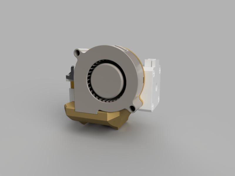 Biqu h2 v2s part cooling fan duct for chc heatblock