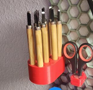 HSW 10pcs Chisel knife holder